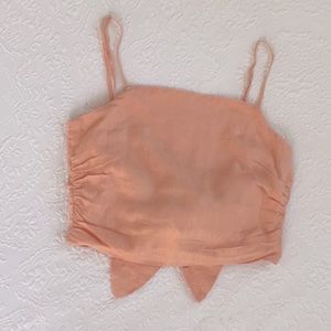 Crop top ‘tie back